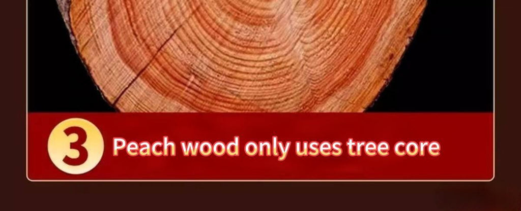 Taoshan Mountain & Sea Peach Wood Wall Hanging – Hand-Carved Feng Shui Talisman for Home Protection